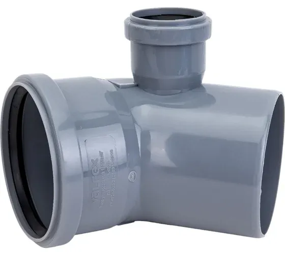 Отвод ПП D 110/45° универсальный с выходом 50 правый VALFEX PRIME 23112150PR